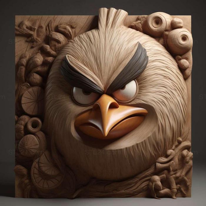 Games (angry birds 1, GAMES_10009) 3D models for cnc